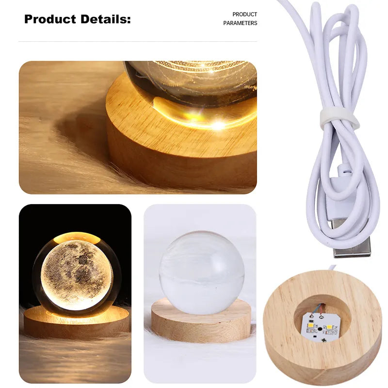 3D Crystal Ball Lamp